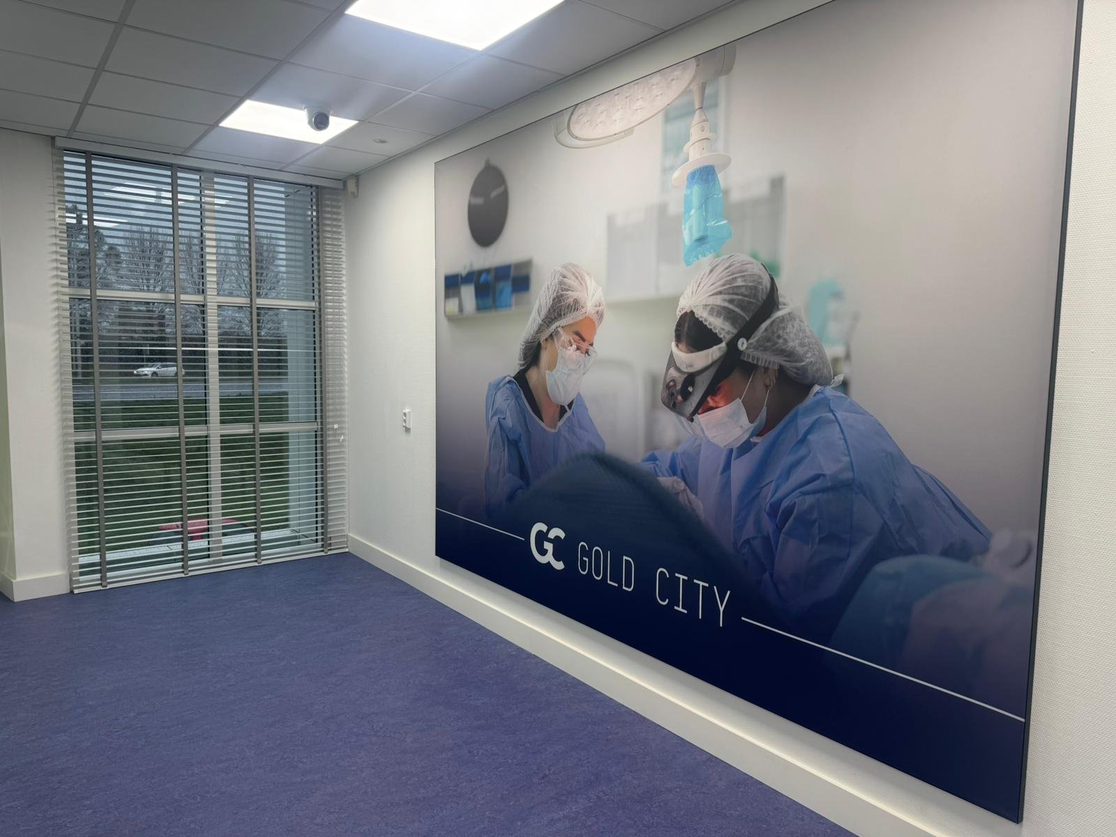 Gold City medical team poster